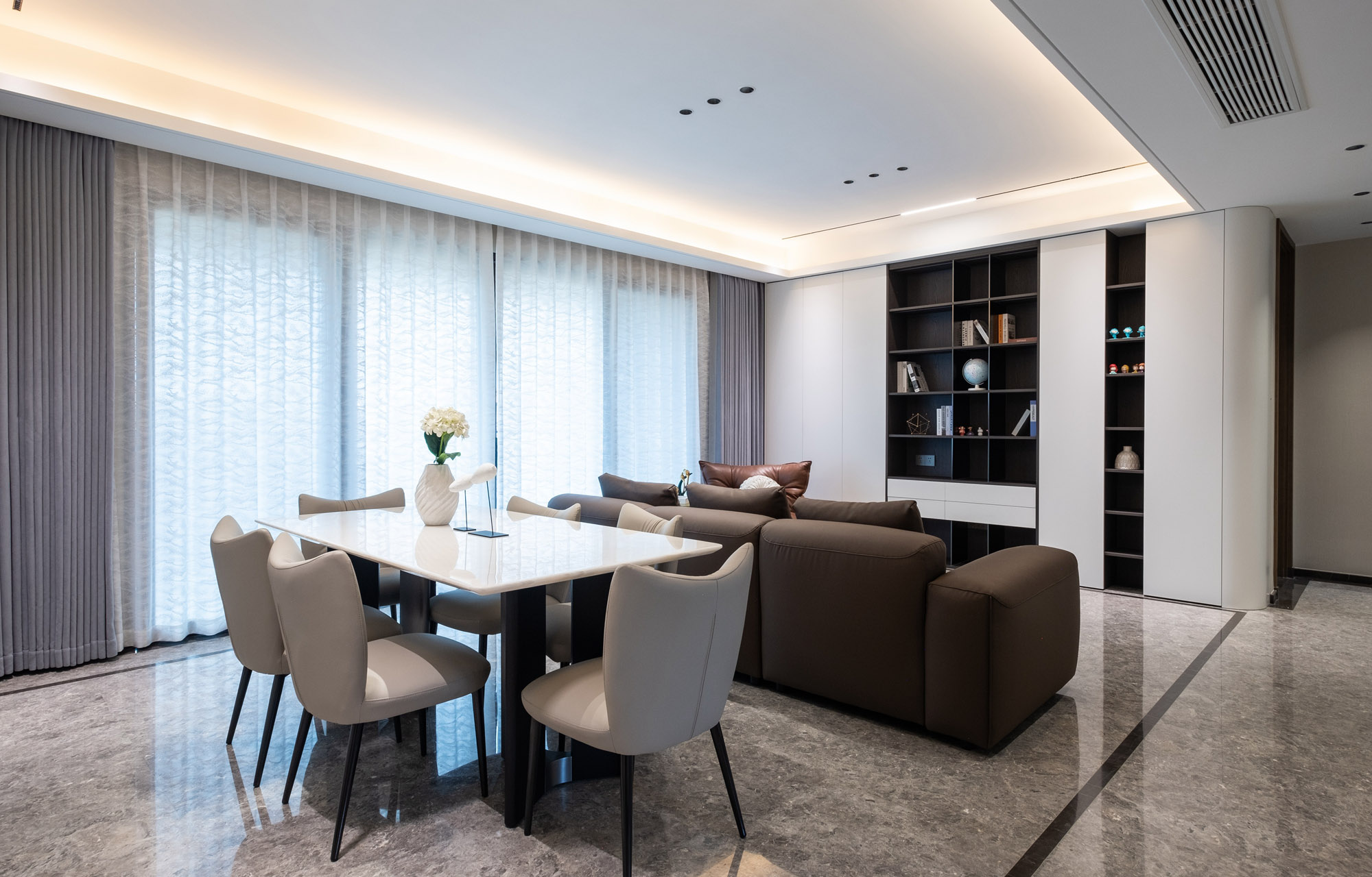 錦繡公館 130㎡ 現(xiàn)代風(fēng)格